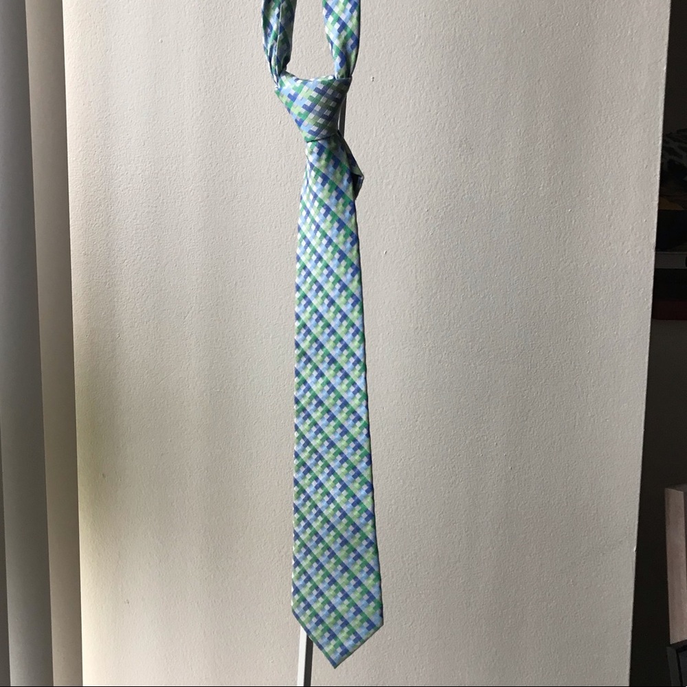 Express Plaid Multi-Colored Tie - image 1